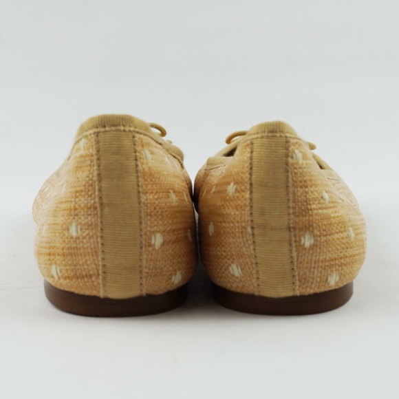 J.CREW Size 8 Woven Ballet Flats in Natural $128 BW873 - Picture 6 of 7